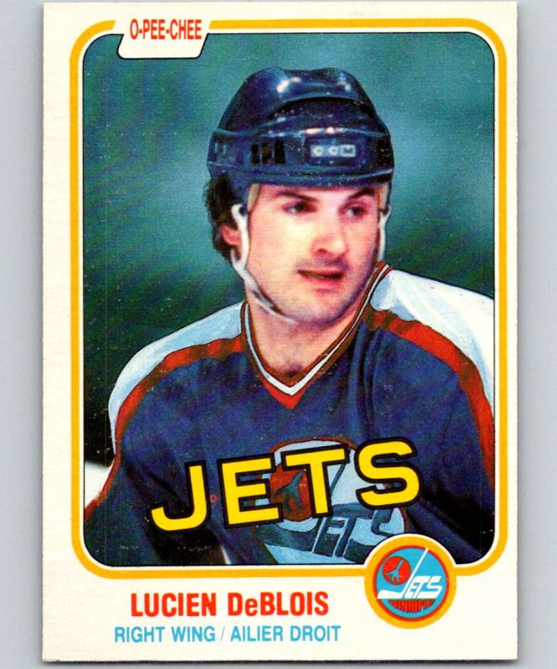 1981-82 O-Pee-Chee #74 Lucien DeBlois Winn Jets 6367