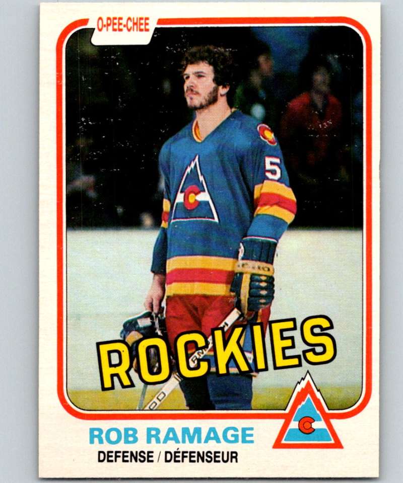 1981-82 O-Pee-Chee #79 Rob Ramage Rockies 6372