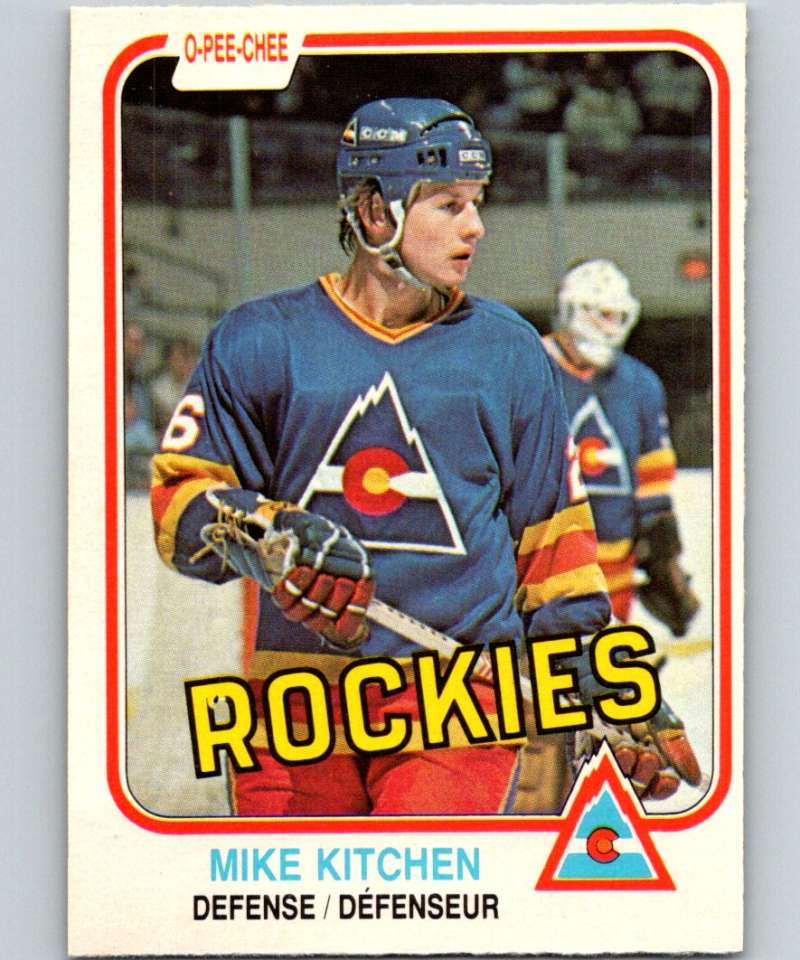 1981-82 O-Pee-Chee #83 Mike Kitchen Rockies 6376