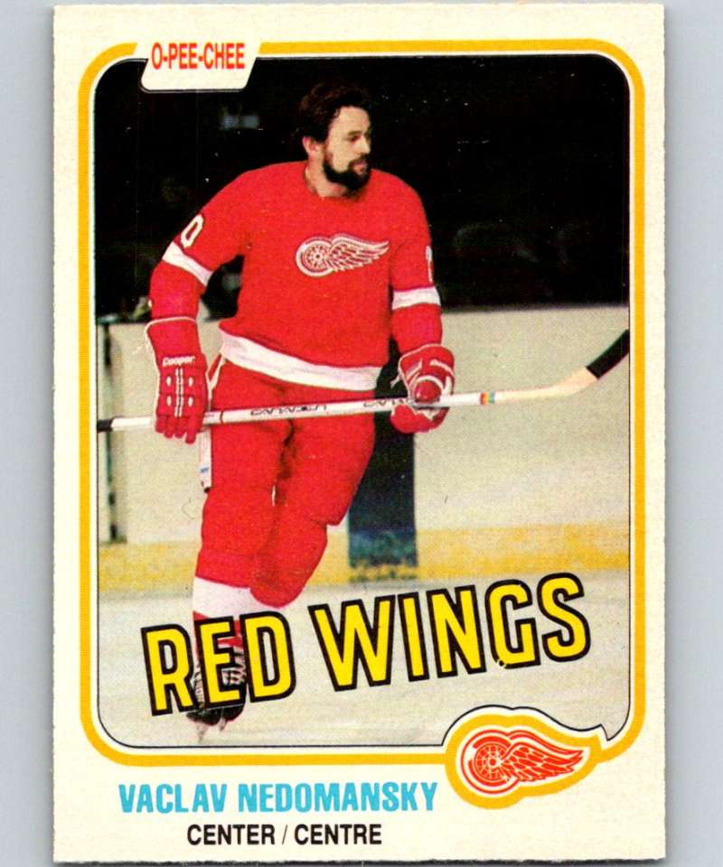 1981-82 O-Pee-Chee #94 Vaclav Nedomansky Red Wings 6387