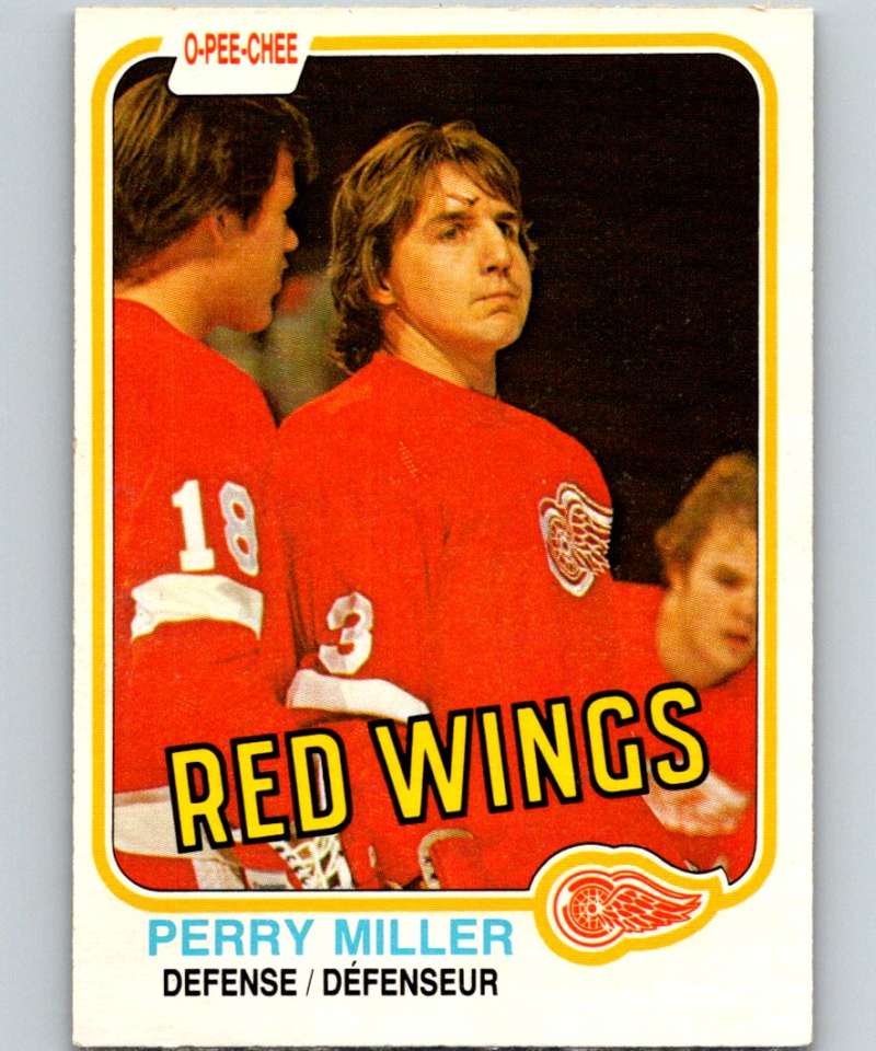 1981-82 O-Pee-Chee #101 Perry Miller Red Wings 6394