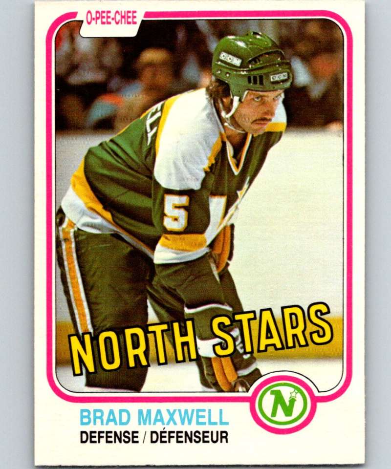 1981-82 O-Pee-Chee #102 Brad Maxwell North Stars 6395