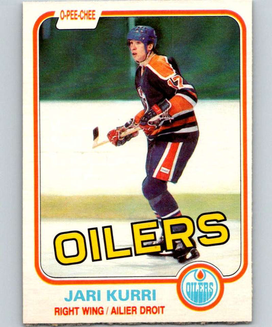 1981-82 O-Pee-Chee #107 Jari Kurri RC Rookie Oilers 6400