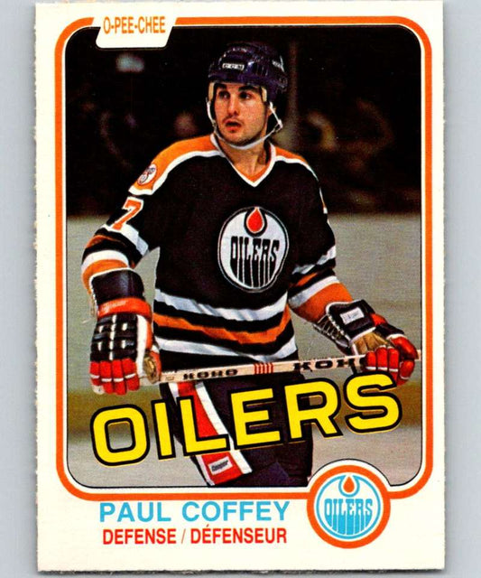 1981-82 O-Pee-Chee #111 Paul Coffey RC Rookie Oilers 6404