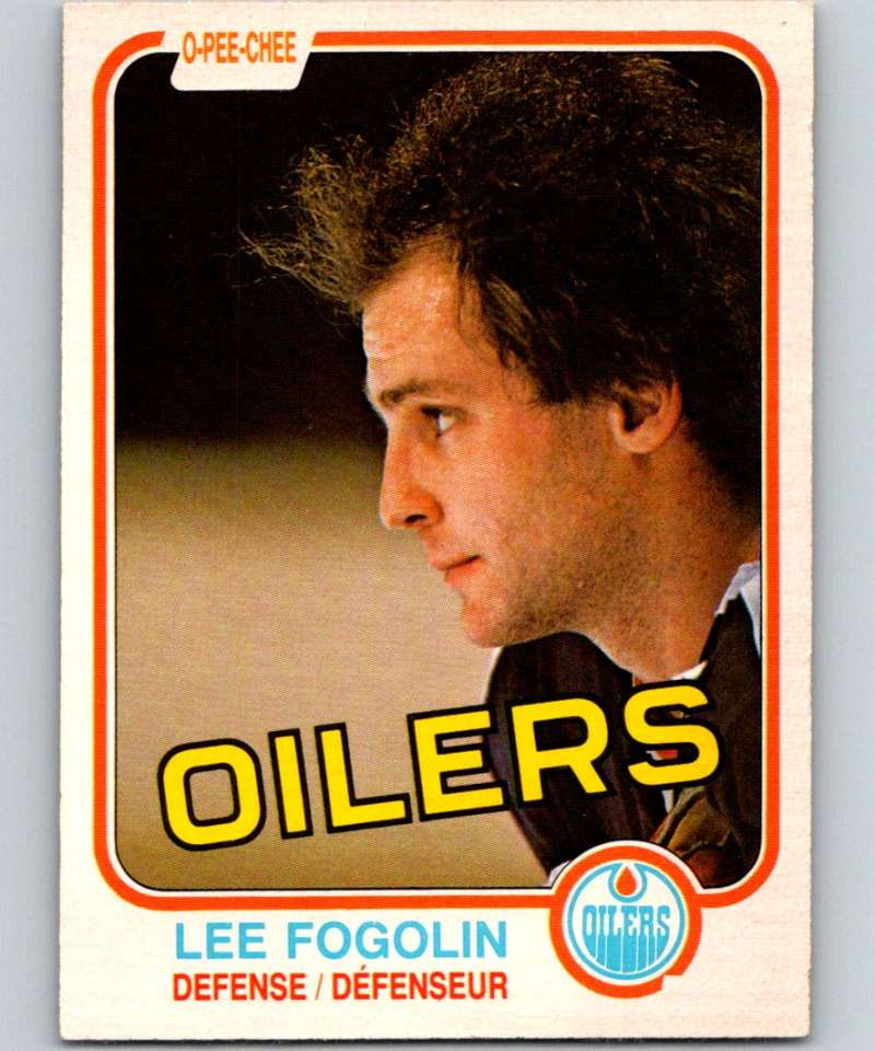 1981-82 O-Pee-Chee #112 Lee Fogolin Oilers 6405