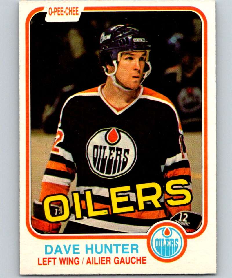 1981-82 O-Pee-Chee #115 Dave Hunter Oilers 6408