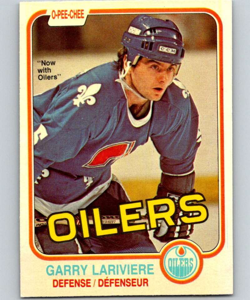 1981-82 O-Pee-Chee #116 Garry Lariviere Oilers 6409