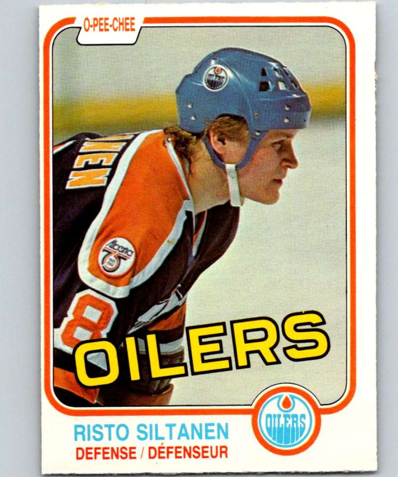 1981-82 O-Pee-Chee #122 Risto Siltanen Oilers 6415