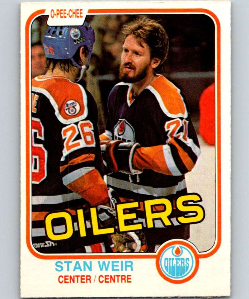 1981-82 O-Pee-Chee #124 Stan Weir Oilers 6417