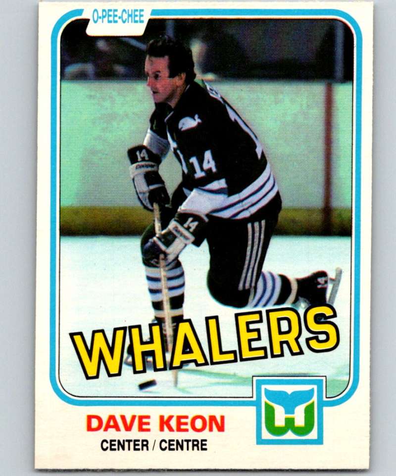 1981-82 O-Pee-Chee #129 Dave Keon Whalers 6422