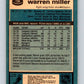 1981-82 O-Pee-Chee #130 Warren Miller RC Rookie Whalers 6423