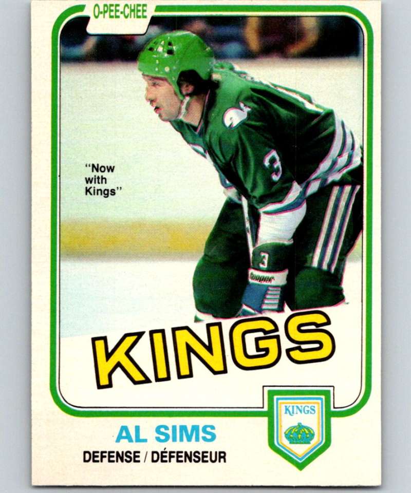 1981-82 O-Pee-Chee #131 Al Sims Kings 6424