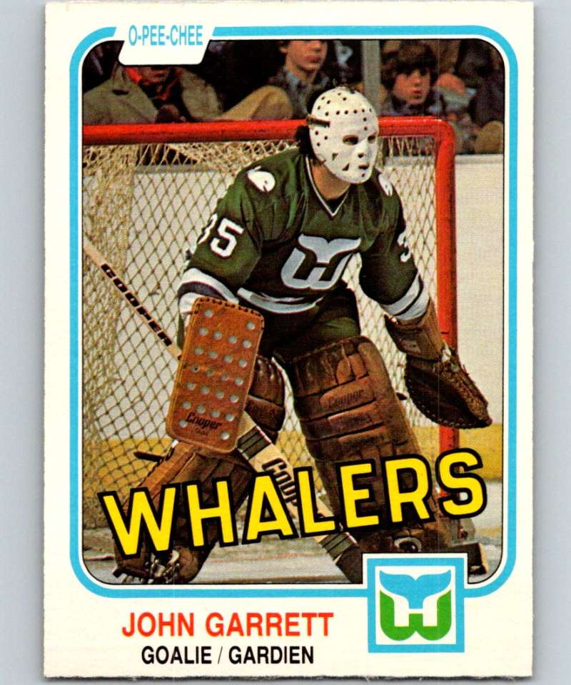1981-82 O-Pee-Chee #137 John Garrett Whalers 6430