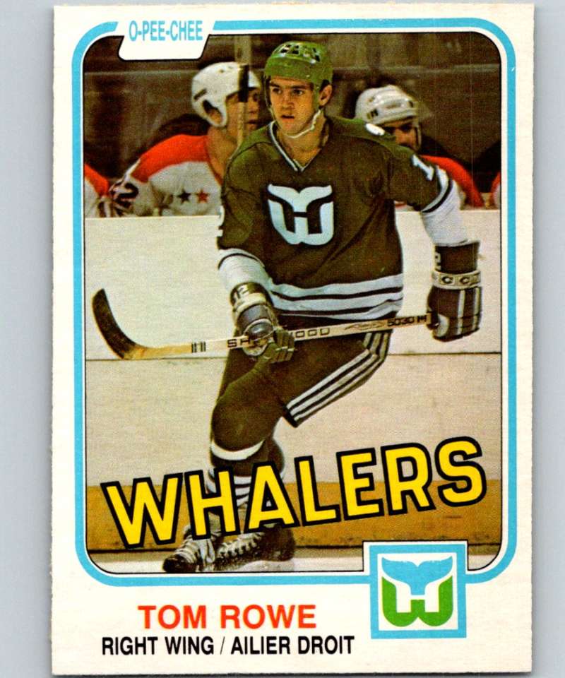 1981-82 O-Pee-Chee #139 Tom Rowe Whalers 6432