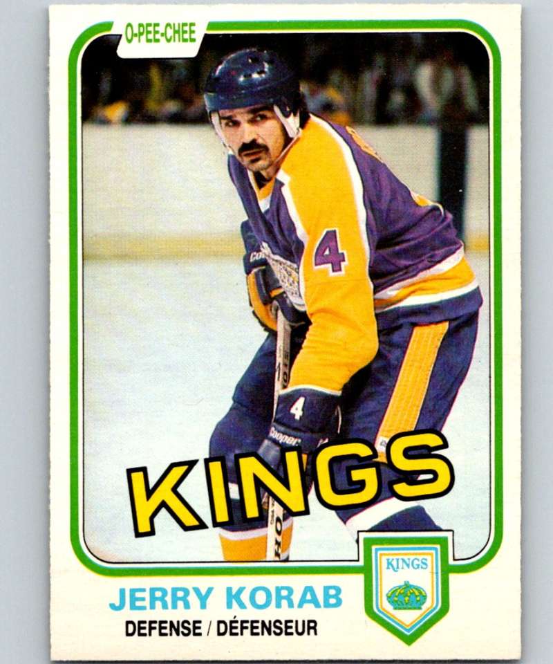 1981-82 O-Pee-Chee #145 Jerry Korab Kings 6438