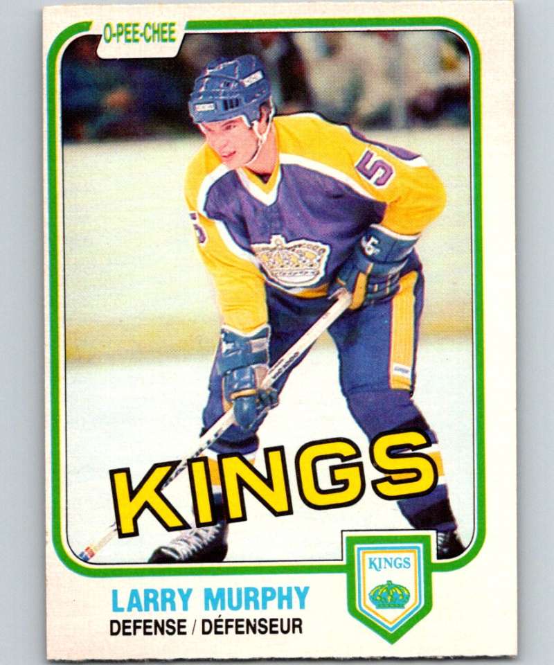1981-82 O-Pee-Chee #148 Larry Murphy RC Rookie Kings 6441 Image 1