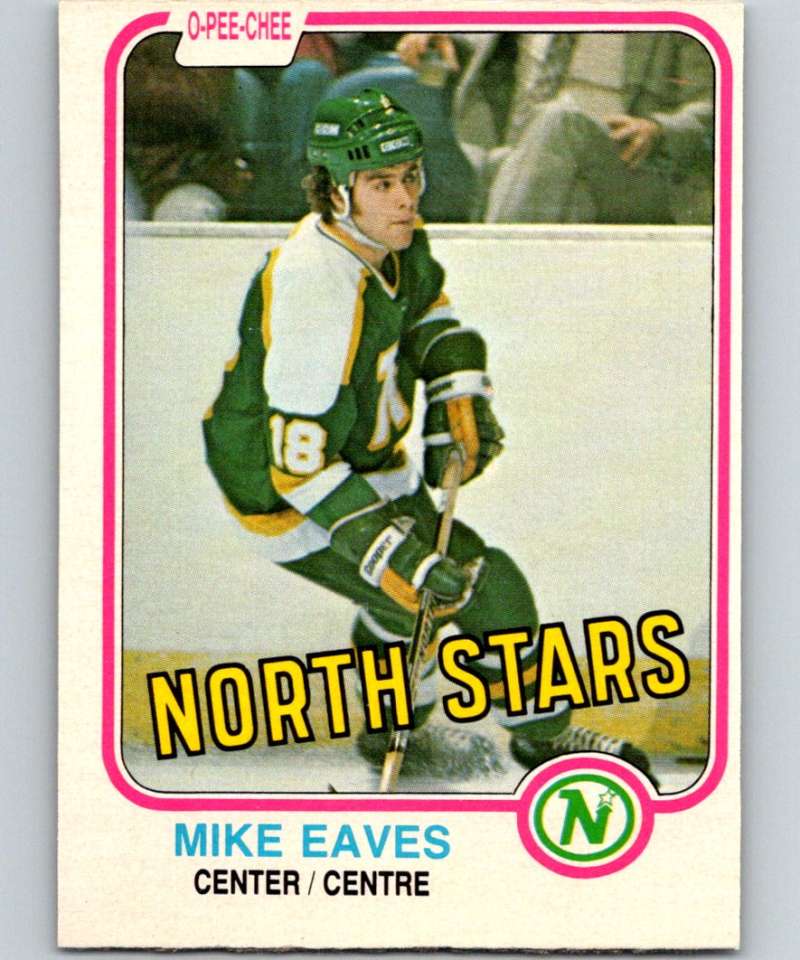 1981-82 O-Pee-Chee #171 Mike Eaves North Stars 6464