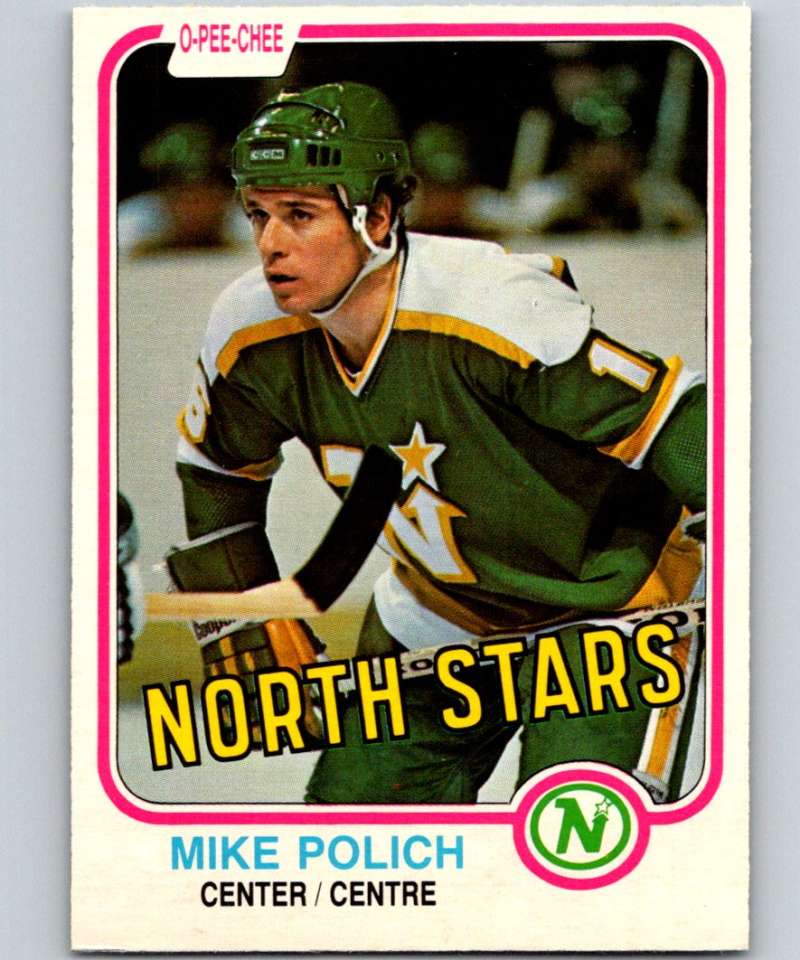 1981-82 O-Pee-Chee #172 Mike Polich North Stars 6465