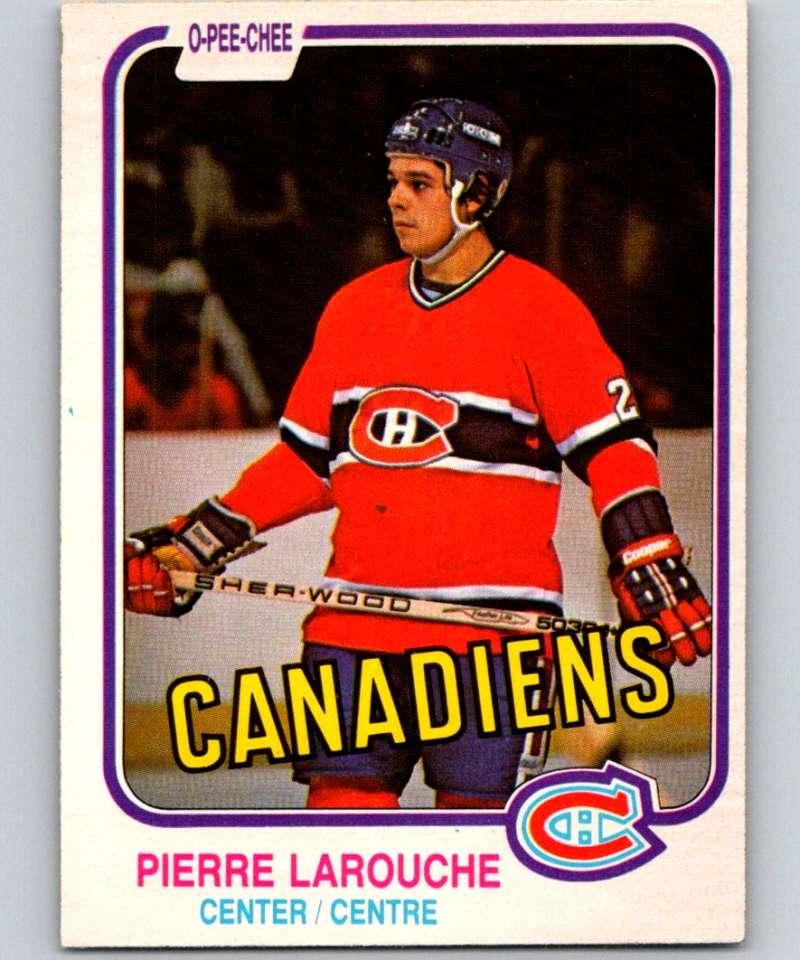 1981-82 O-Pee-Chee #187 Pierre Larouche Canadiens 6480