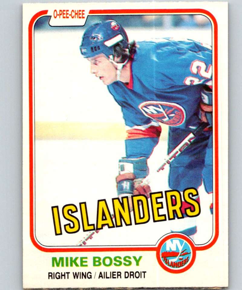 1981-82 O-Pee-Chee #198 Mike Bossy NY Islanders 6491