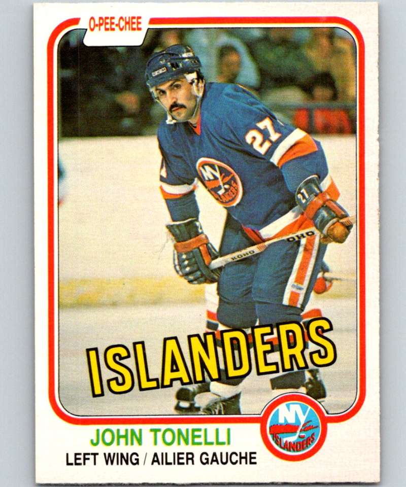 1981-82 O-Pee-Chee #218 John Tonelli NY Islanders 6511