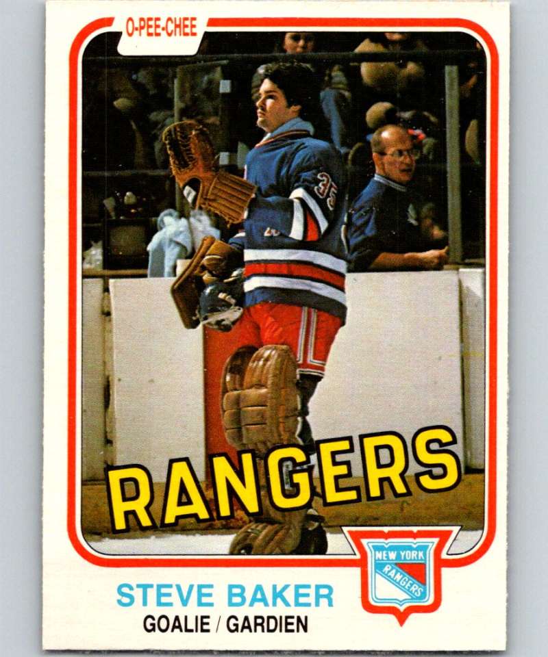 1981-82 O-Pee-Chee #231 Steve Baker NY Rangers 6524