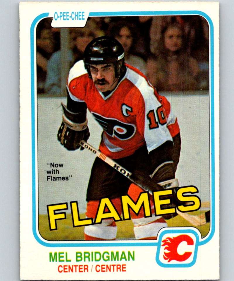 1981-82 O-Pee-Chee #248 Mel Bridgman Flames 6541