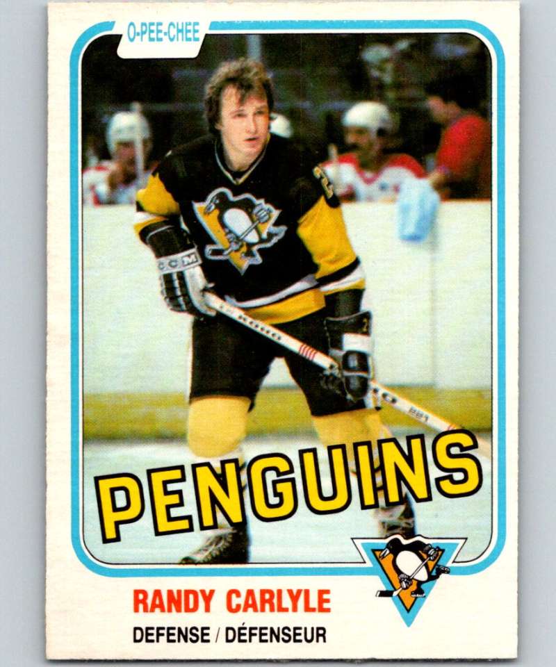 1981-82 O-Pee-Chee #256 Randy Carlyle Penguins 6549