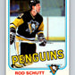 1981-82 O-Pee-Chee #259 Rod Schutt Penguins 6552