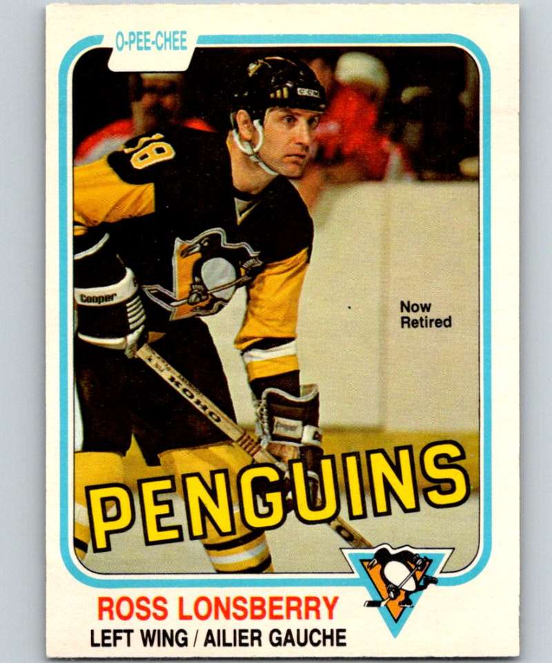 1981-82 O-Pee-Chee #263 Ross Lonsberry Penguins 6556