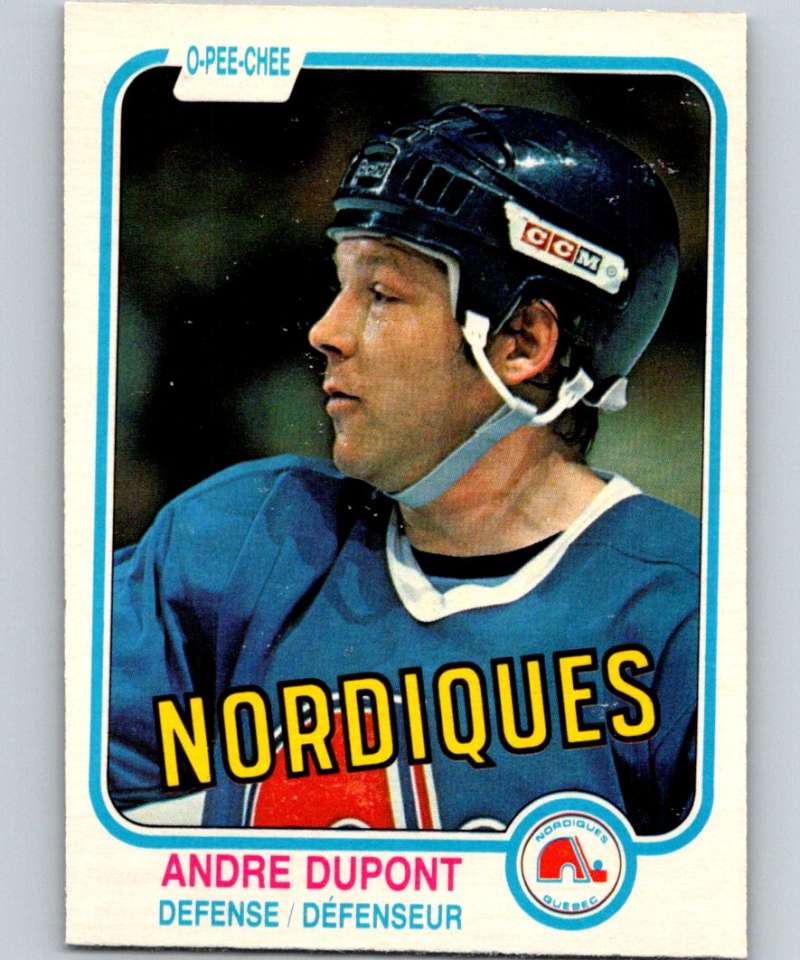 1981-82 O-Pee-Chee #273 Andre Dupont Nordiques 6566