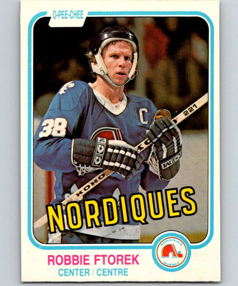 1981-82 O-Pee-Chee #274 Robbie Ftorek Nordiques 6567