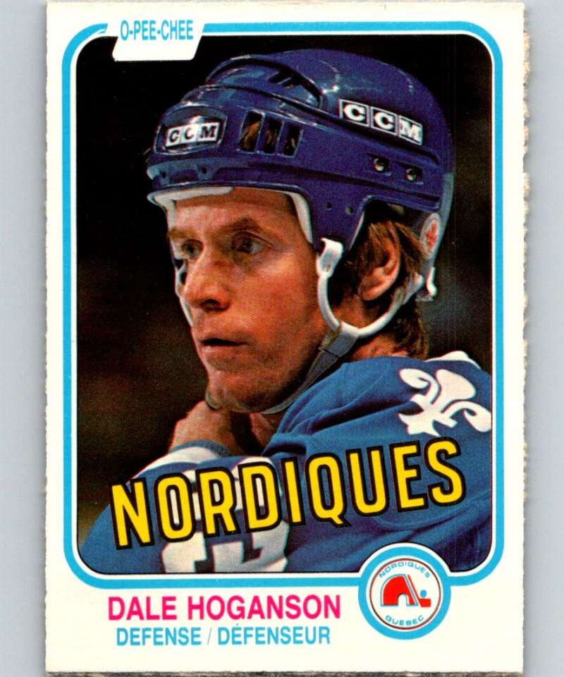 1981-82 O-Pee-Chee #276 Dale Hoganson Nordiques 6569