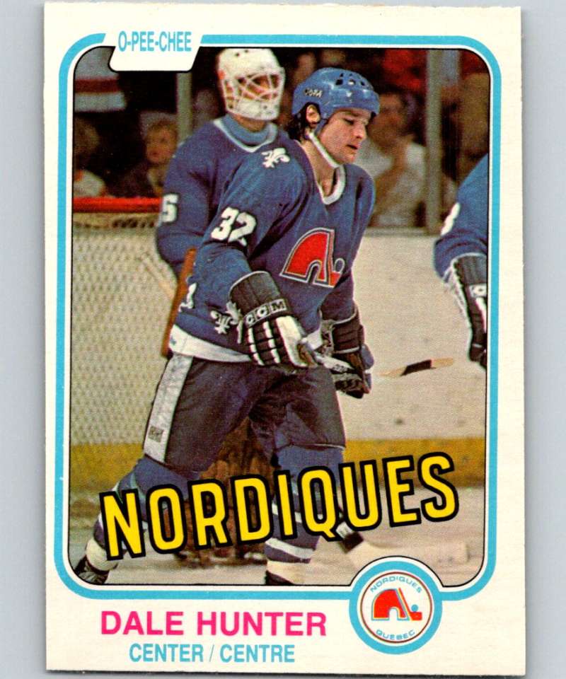 1981-82 O-Pee-Chee #277 Dale Hunter RC Rookie Nordiques 6570