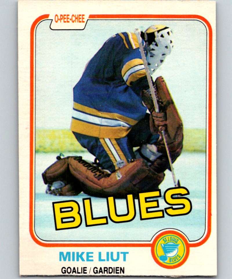 1981-82 O-Pee-Chee #289 Mike Liut Blues 6582