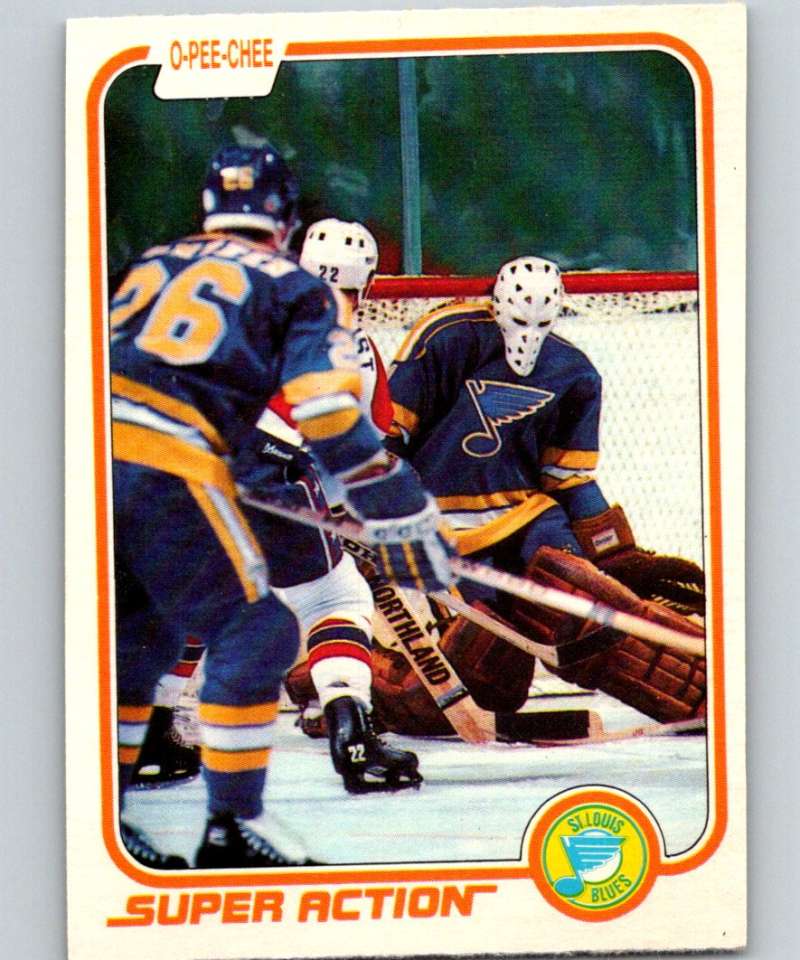 1981-82 O-Pee-Chee #301 Mike Liut Blues 6594