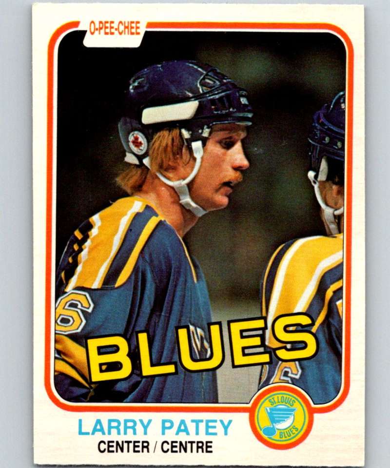 1981-82 O-Pee-Chee #303 Larry Patey Blues 6596