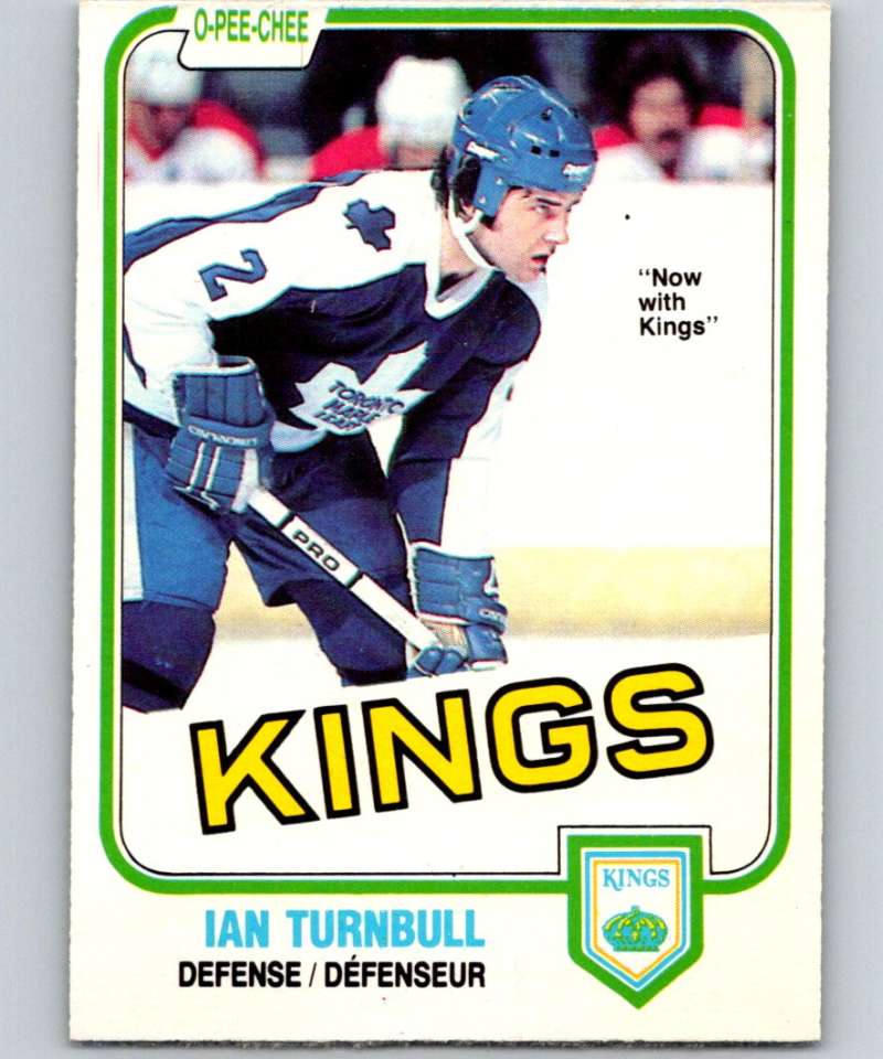 1981-82 O-Pee-Chee #309 Ian Turnbull Kings 6602