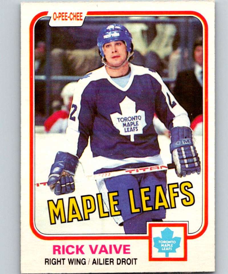 1981-82 O-Pee-Chee #310 Rick Vaive Maple Leafs 6603