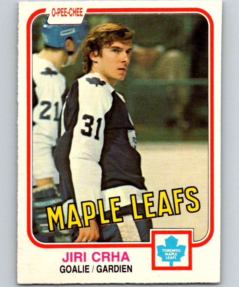 1981-82 O-Pee-Chee #315 Jiri Crha RC Rookie Maple Leafs 6608