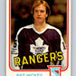 1981-82 O-Pee-Chee #318 Pat Hickey NY Rangers 6611