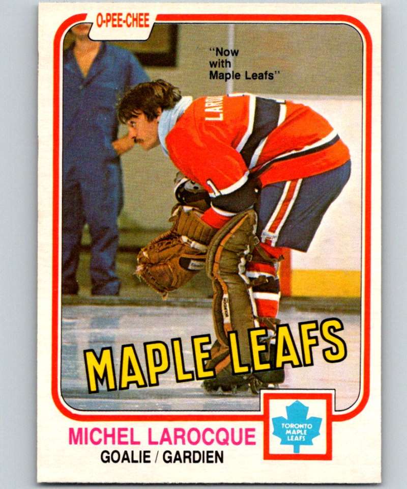 1981-82 O-Pee-Chee #319 Michel Larocque Maple Leafs 6612