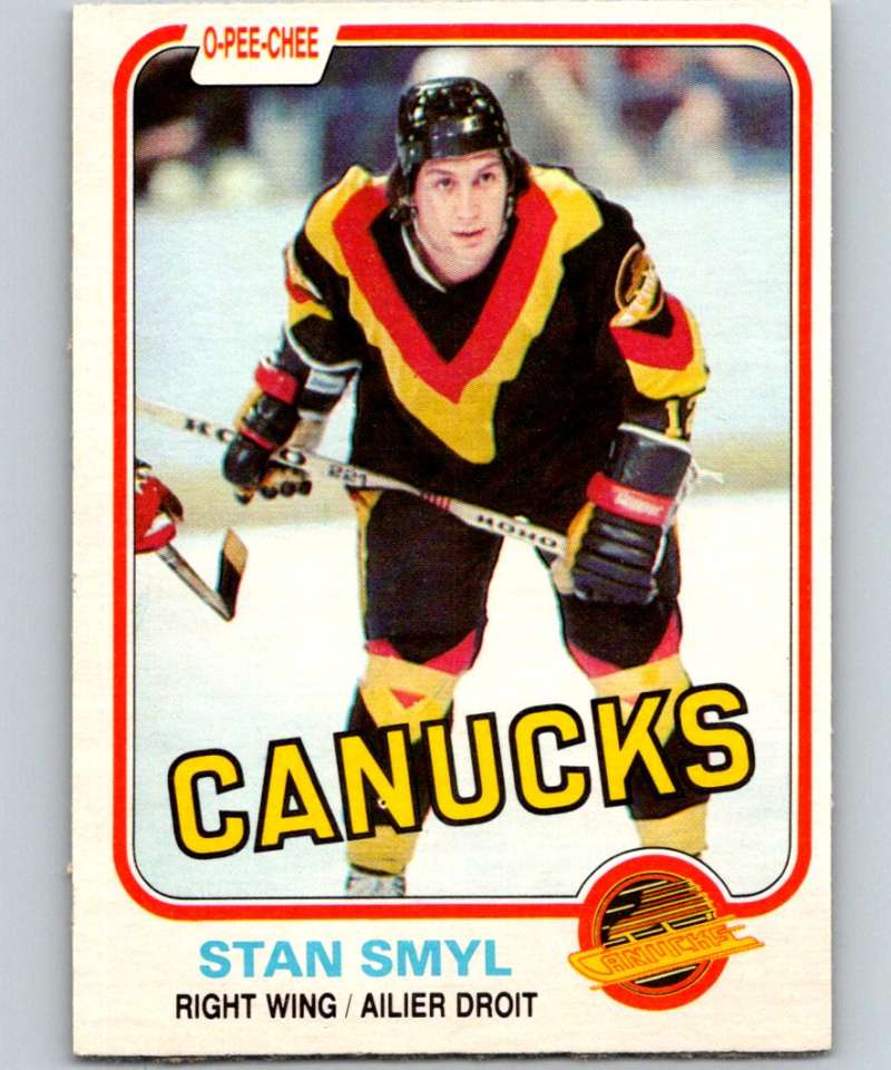 1981-82 O-Pee-Chee #328 Stan Smyl Canucks 6621