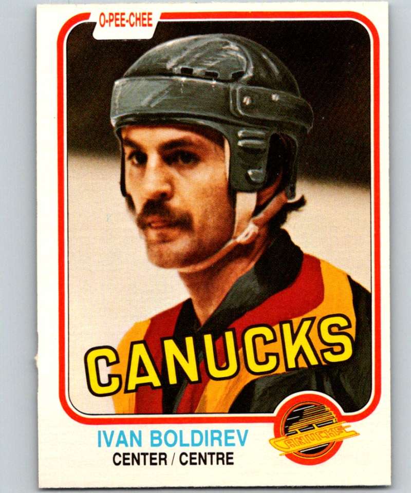 1981-82 O-Pee-Chee #329 Ivan Boldirev Canucks 6622
