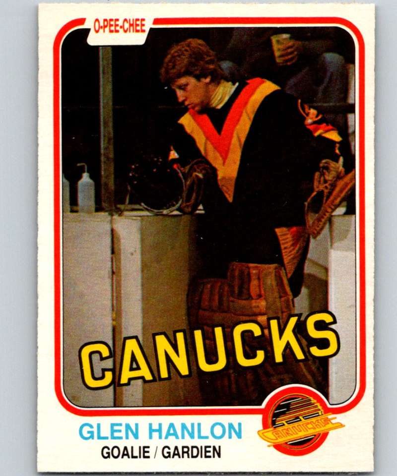 1981-82 O-Pee-Chee #336 Glen Hanlon Canucks 6629
