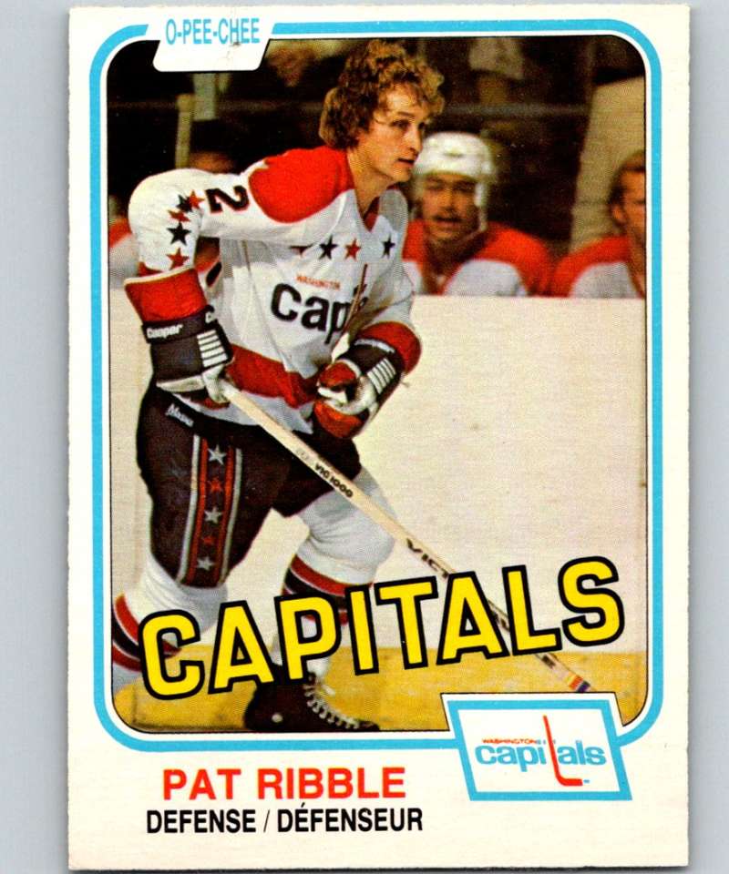 1981-82 O-Pee-Chee #339 Pat Ribble Capitals 6632