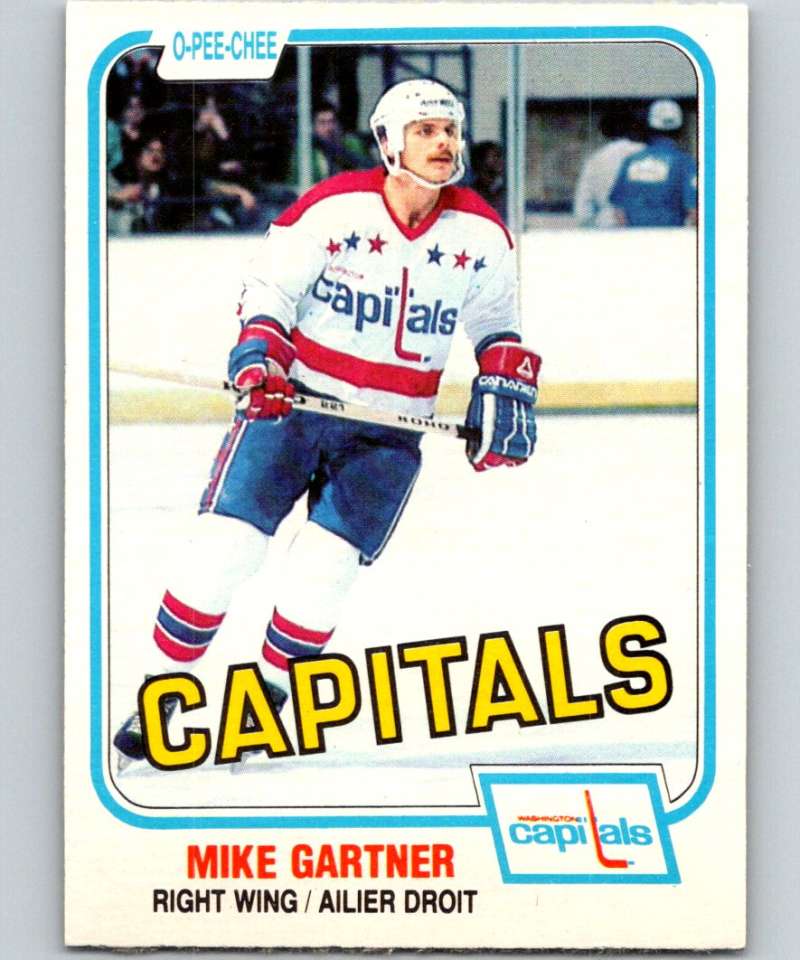 1981-82 O-Pee-Chee #347 Mike Gartner Capitals 6640
