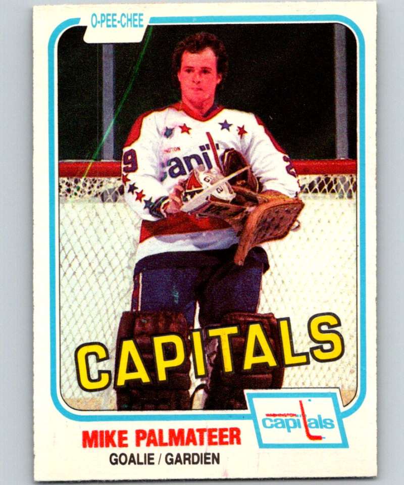 1981-82 O-Pee-Chee #351 Mike Palmateer Capitals 6644