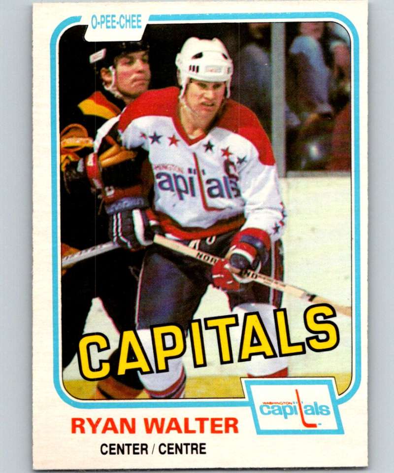 1981-82 O-Pee-Chee #352 Ryan Walter Capitals 6645