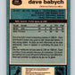 1981-82 O-Pee-Chee #358 Dave Babych RC Rookie Winn Jets 6651